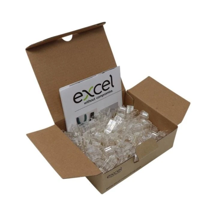 Excel Fast RJ45 Plug 100 Pack - Suitable For UUTP Category 5e And 6 100-116-100 4 Excel Fast RJ45 Plug 100 Pack - Suitable For UUTP Category 5e And 6 100-116-100 - Image 2