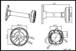 Hikvision DS-1271ZJ-120 Pendant Mount Bracket -TP-Link Store 1271zj 120 dimensions