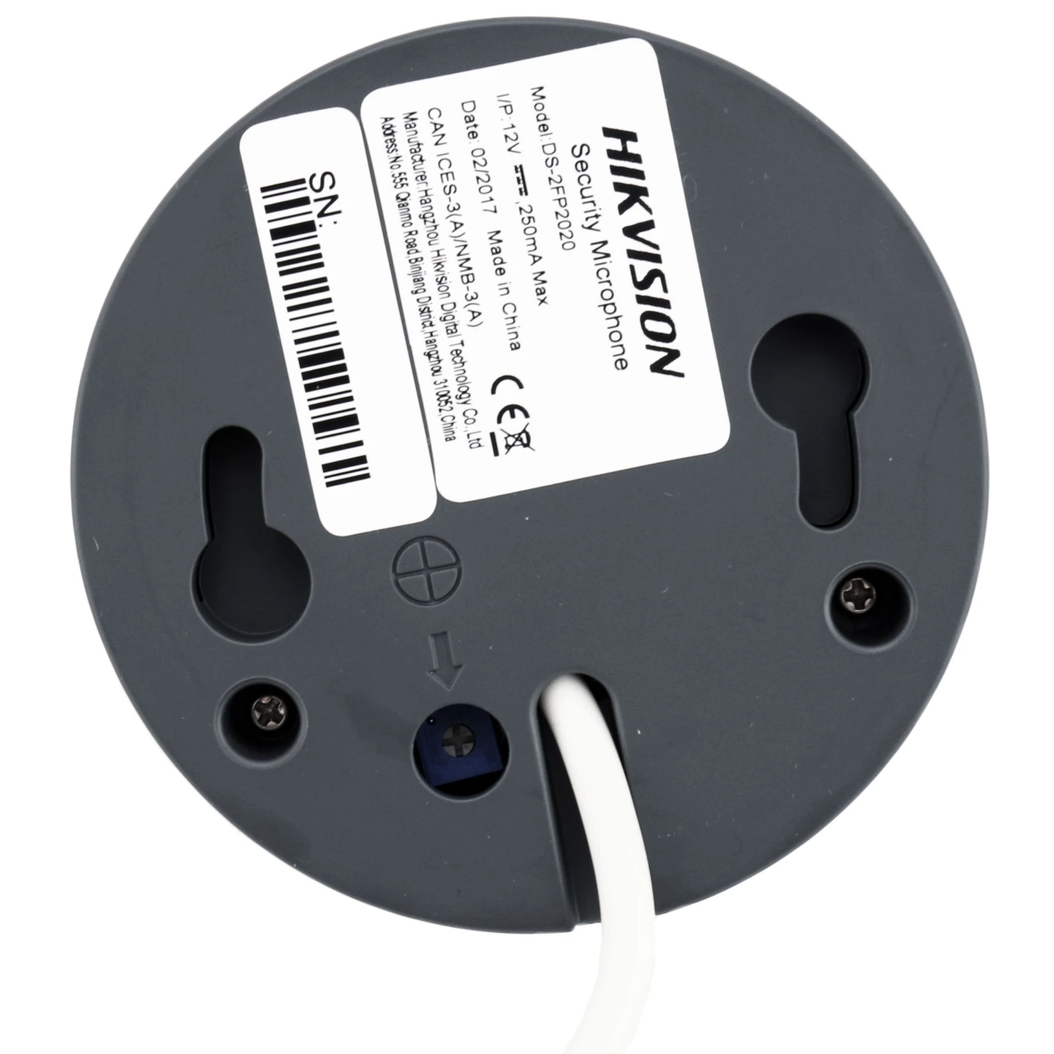 Hikvision DS-2FP2020 Hi-Fi Microphone 7 Hikvision DS-2FP2020 Hi-Fi Microphone - Image 5