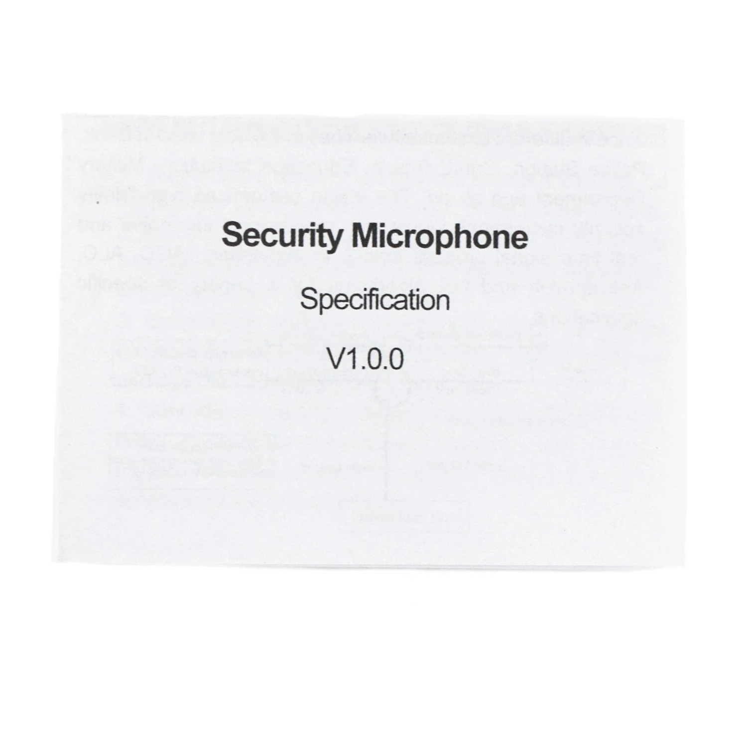 Hikvision DS-2FP2020 Hi-Fi Microphone 10 Hikvision DS-2FP2020 Hi-Fi Microphone - Image 8