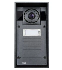 2N IP Force Outdoor Intercom With Wide-angle HD Camera, 1 Button And 10W Speaker - 9151101CHW