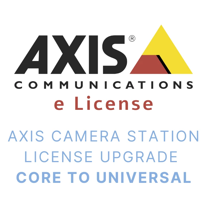 Axis Core To Universal Device ELicense Upgrade For Axis Camera Station 0879-030 3 Axis Core To Universal Device ELicense Upgrade For Axis Camera Station 0879-030
