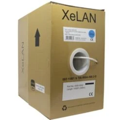 XeLAN Cat6 UTP 4 Pair DCA 305m Cable - White 4000-0002