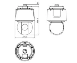 Hikvision DS-2DF6A236X-AEL 2MP 36X PTZ Camera -TP-Link Store 6a236ix dimensions