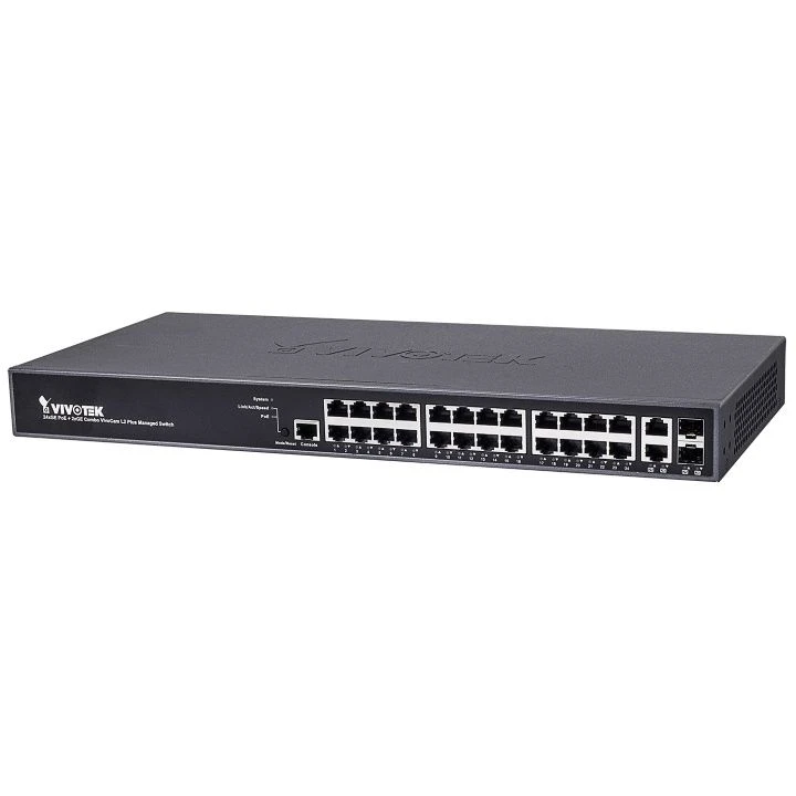 Vivotek AW-GEV-264B-370 24 X GE PoE + 2 X GE SFP Web Smart Managed PoE Switch 3 Vivotek AW-GEV-264B-370 24 X GE PoE + 2 X GE SFP Web Smart Managed PoE Switch