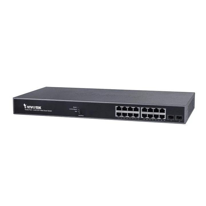 Vivotek AW-GEV-264B-370 24 X GE PoE + 2 X GE SFP Web Smart Managed PoE Switch 4 Vivotek AW-GEV-264B-370 24 X GE PoE + 2 X GE SFP Web Smart Managed PoE Switch - Image 2
