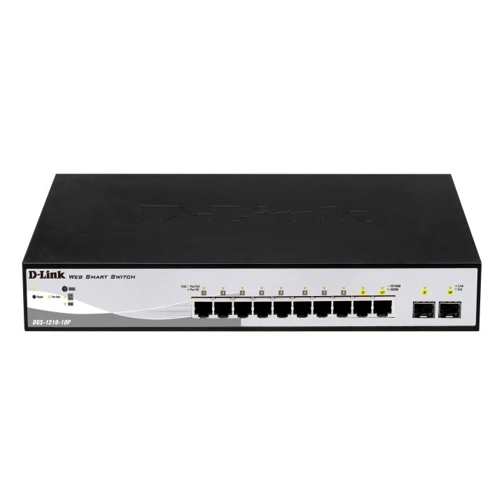 D Link D-Link DGS-1210-10P 10-Port Smart PoE+ Switch 5 D Link D-Link DGS-1210-10P 10-Port Smart PoE+ Switch - Image 3