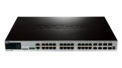 D Link D-Link DGS-3420-28PC 28-Port Gigabit PoE+ Switch With 4 Combo SFP & 4 SFP+ Ports