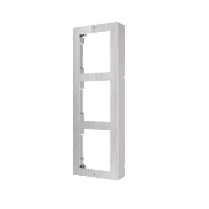 Hikvision DS-KD-ACW3-S Stainless Steel Surface Mounting Accessory - 3 Gang 3 Hikvision DS-KD-ACW3-S Stainless Steel Surface Mounting Accessory - 3 Gang