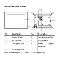 Hikvision DS-KIS703-P Video Intercom Two-Wire Bundle 7 Hikvision DS-KIS703-P Video Intercom Two-Wire Bundle -TP-Link Store ds kis703 p indoor station interface
