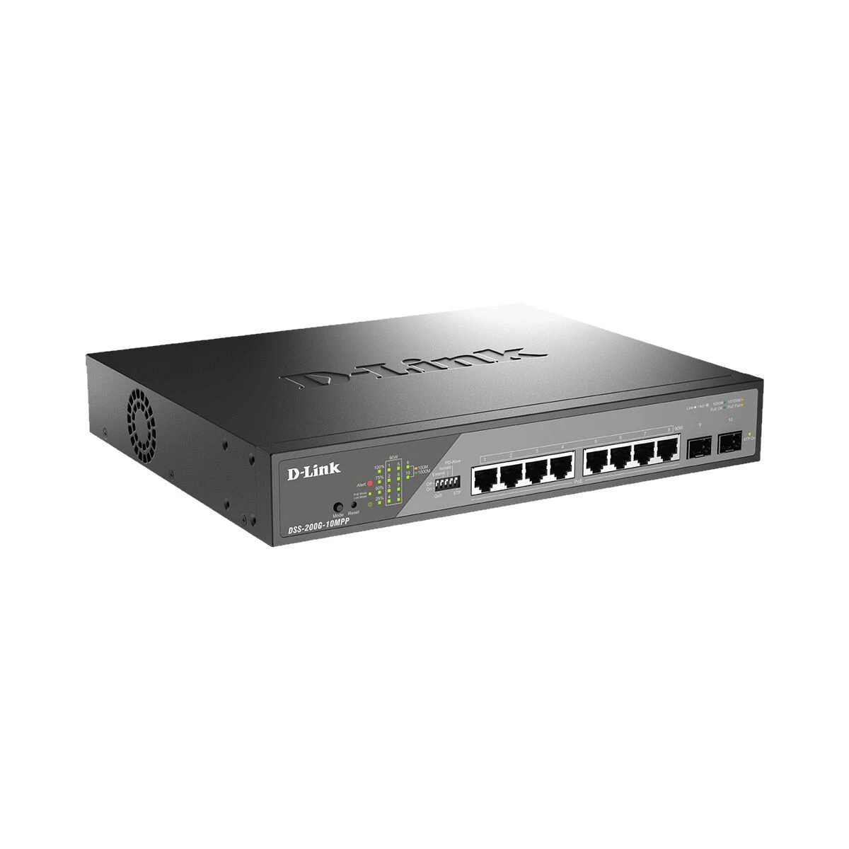 D Link D-Link DSS-200G-10MPP 10-Port Gigabit PoE Switch 4 D Link D-Link DSS-200G-10MPP 10-Port Gigabit PoE Switch - Image 2