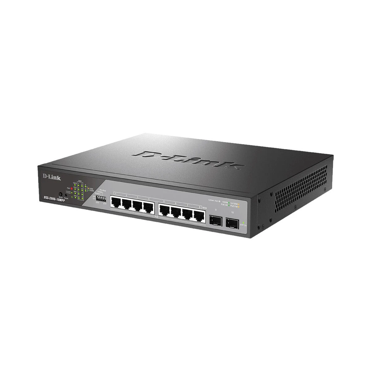 D Link D-Link DSS-200G-10MPP 10-Port Gigabit PoE Switch 5 D Link D-Link DSS-200G-10MPP 10-Port Gigabit PoE Switch - Image 3