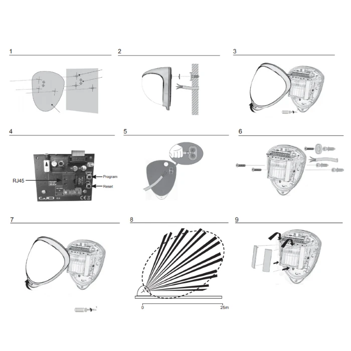 GJD GJD260 30m Dual Tech IP Motion Detector 5 GJD GJD260 30m Dual Tech IP Motion Detector - Image 3