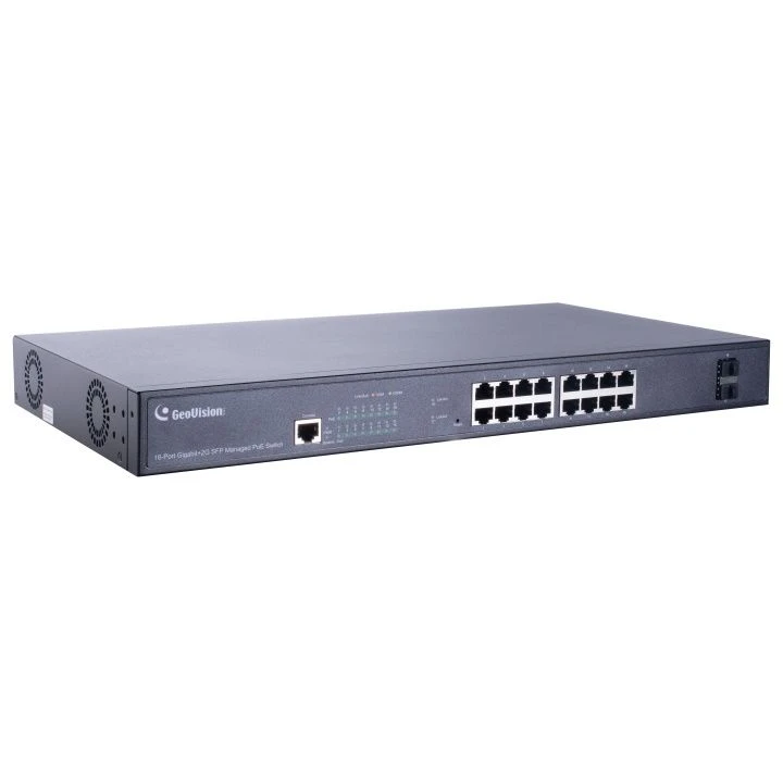 Geovision GV-APOE1611 16 Port Gigabit 802.3at Web Management PoE Switch 3 Geovision GV-APOE1611 16 Port Gigabit 802.3at Web Management PoE Switch