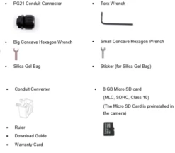 Geovision GV-VD8700-FR 8MP Face Recognition Dome Camera 11 Geovision GV-VD8700-FR 8MP Face Recognition Dome Camera -TP-Link Store gv vd8700 packing list 2