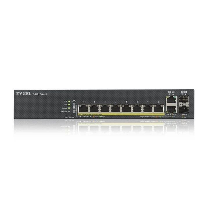 Zyxel GS1920-8HPv2 8 Port GbE Smart Managed Switch 5 Zyxel GS1920-8HPv2 8 Port GbE Smart Managed Switch - Image 3