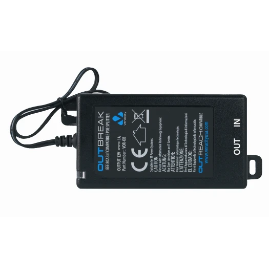 Veracity OUTBREAK 12V Power Over Ethernet Splitter VOR-OB12 3 Veracity OUTBREAK 12V Power Over Ethernet Splitter VOR-OB12