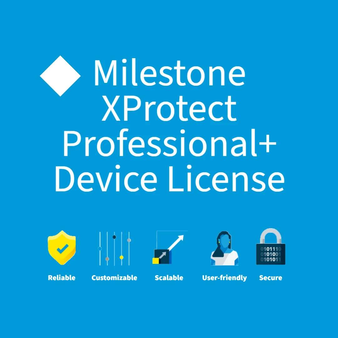 Milestone XProtect Professional+ Device License 3 Milestone XProtect Professional+ Device License