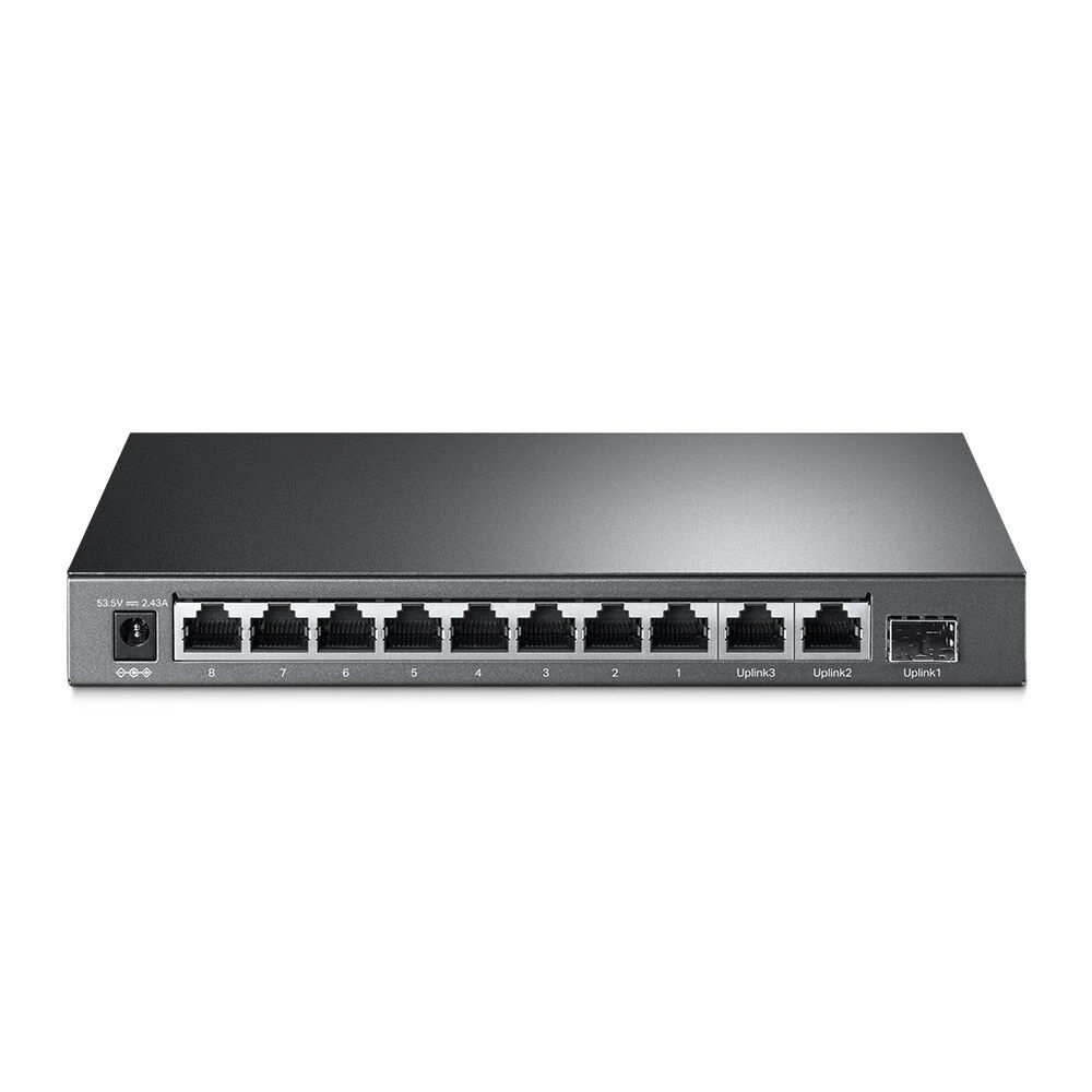 TP-Link TL-SL1311MP 8-Port 10/100Mbps + 3-Port Gigabit Desktop Switch With 8-Port PoE+ 5 TP-Link TL-SL1311MP 8-Port 10/100Mbps + 3-Port Gigabit Desktop Switch With 8-Port PoE+ - Image 3