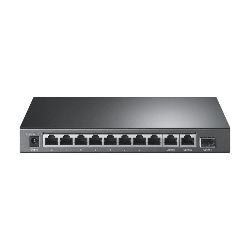 TP-Link TL-SL1311P 8-Port 10/100Mbps + 3-Port Gigabit Desktop Switch With 8-Port PoE+ 3 TP-Link TL-SL1311P 8-Port 10/100Mbps + 3-Port Gigabit Desktop Switch With 8-Port PoE+