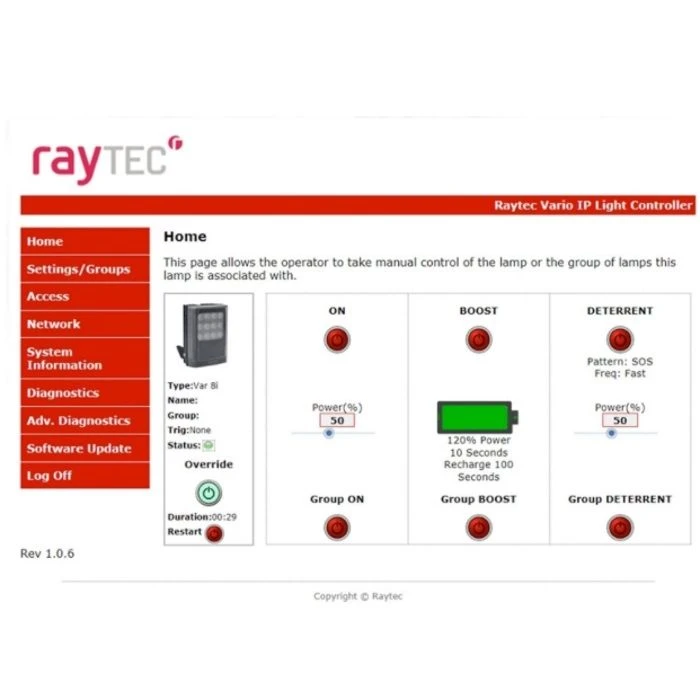 RayTEC VAR2-IPPoE-i8-1 Long Range Infra-Red Network Illuminator 8 RayTEC VAR2-IPPoE-i8-1 Long Range Infra-Red Network Illuminator - Image 6
